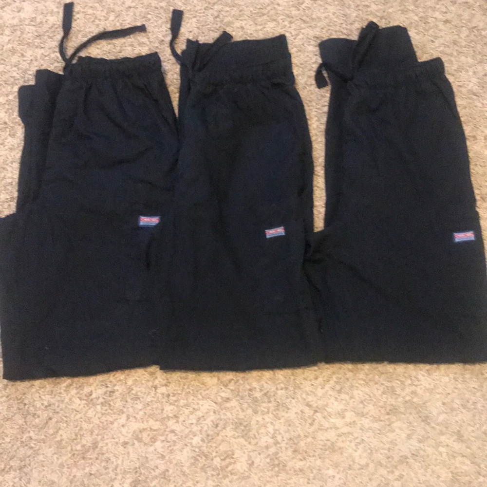 MENS BLACK CHEROKEE SCRUB BOTTOMS